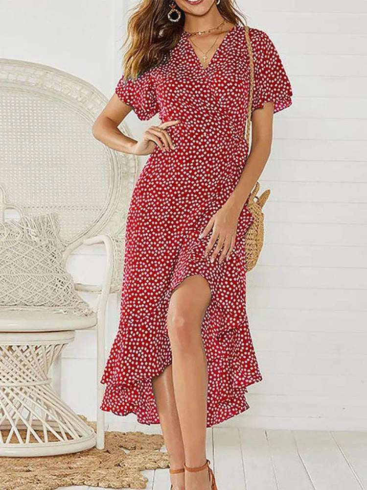 Maddy Dotted Dress - Elena Harper