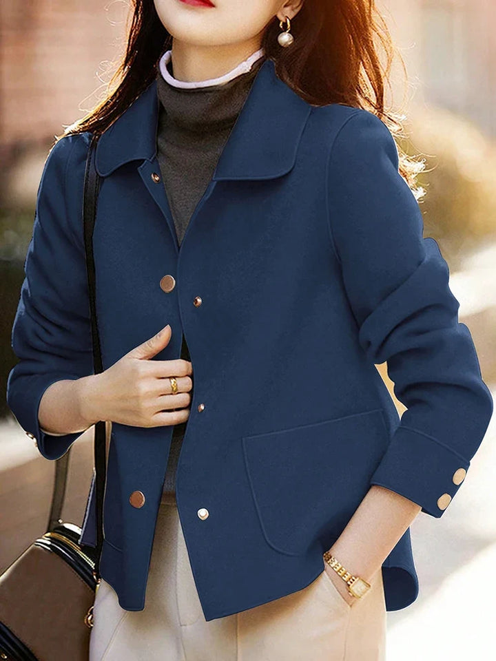 Aldobranda Elegant Wool Jacket, view 5 - Elena Harper