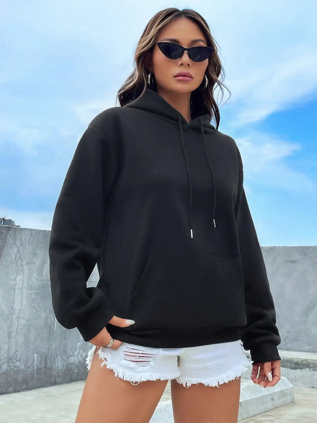 Janira Soft Cotton Sweatshirt, view 4 - Elena Harper