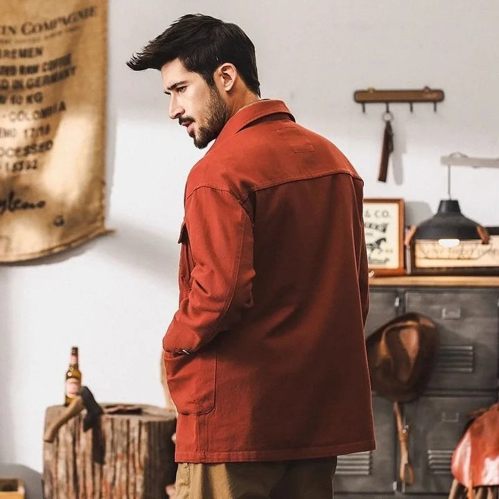 Adriano Durable Denim Jacket, view 5 - Elena Harper