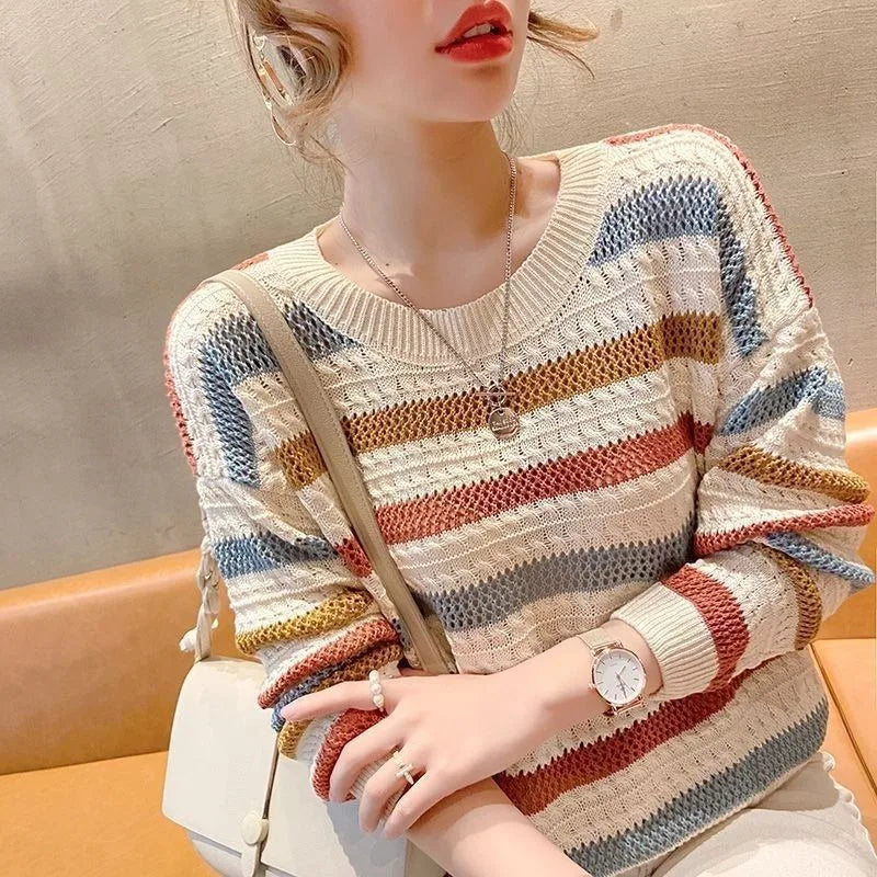 Jolene Cozy Knit Sweater, view 6 - Elena Harper