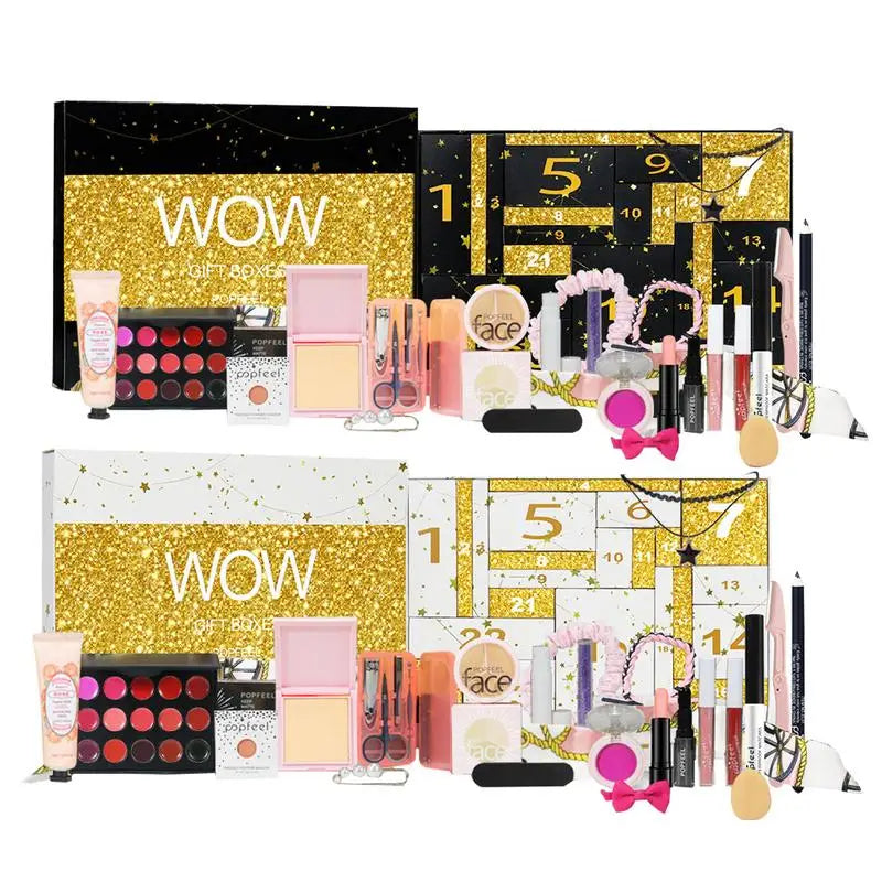 Beauty Advent Calendar Complete Countdown Set for Christmas, Perfect Gift for Her, view 2 - Elena Harper