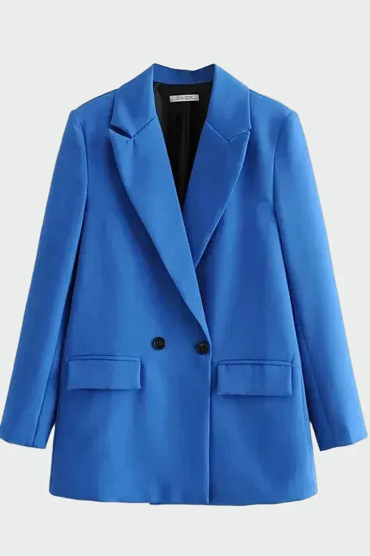 Helia Oversized Jacket with Modern Line - Elena Harper