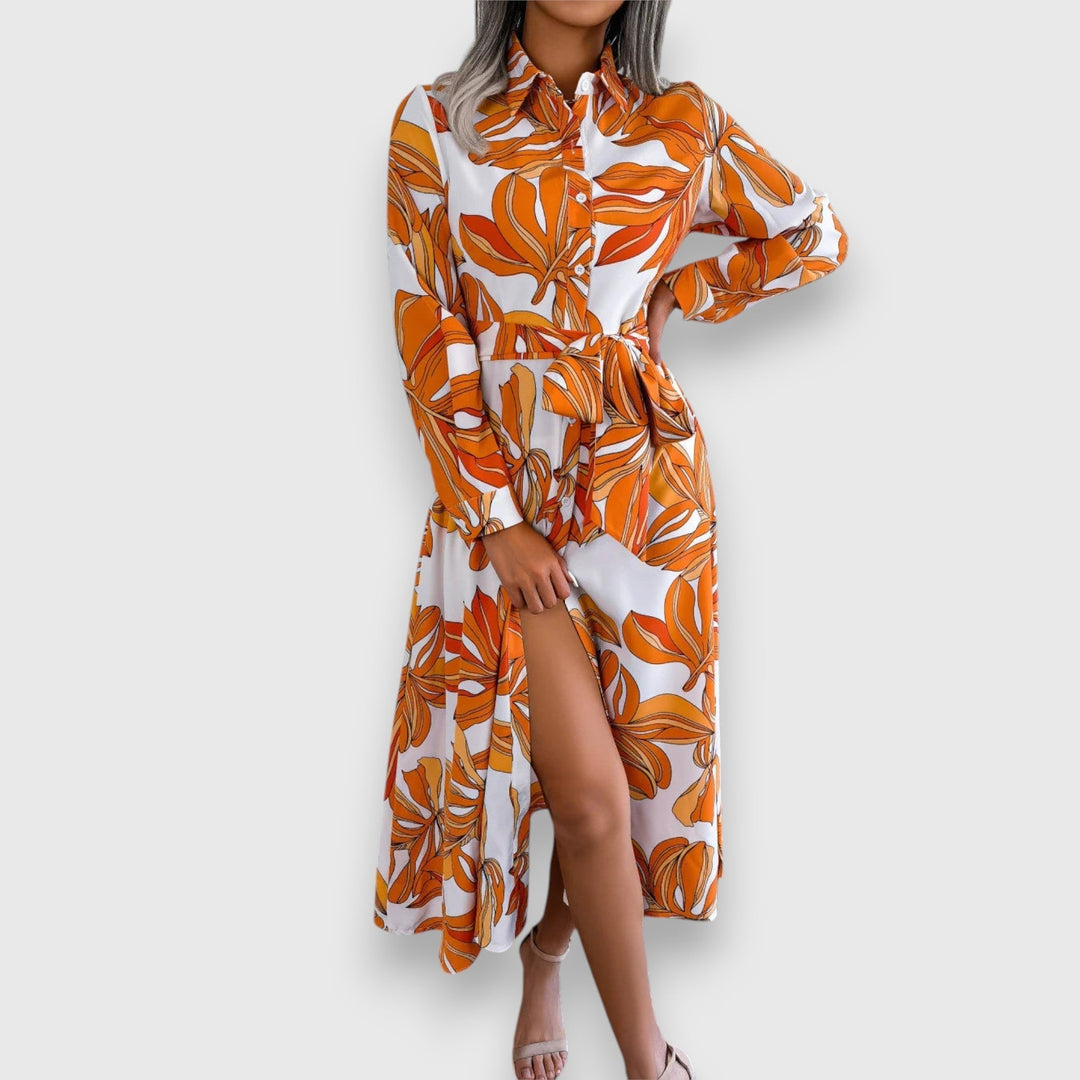 Elora Flowing Shirt Dress - Elena Harper
