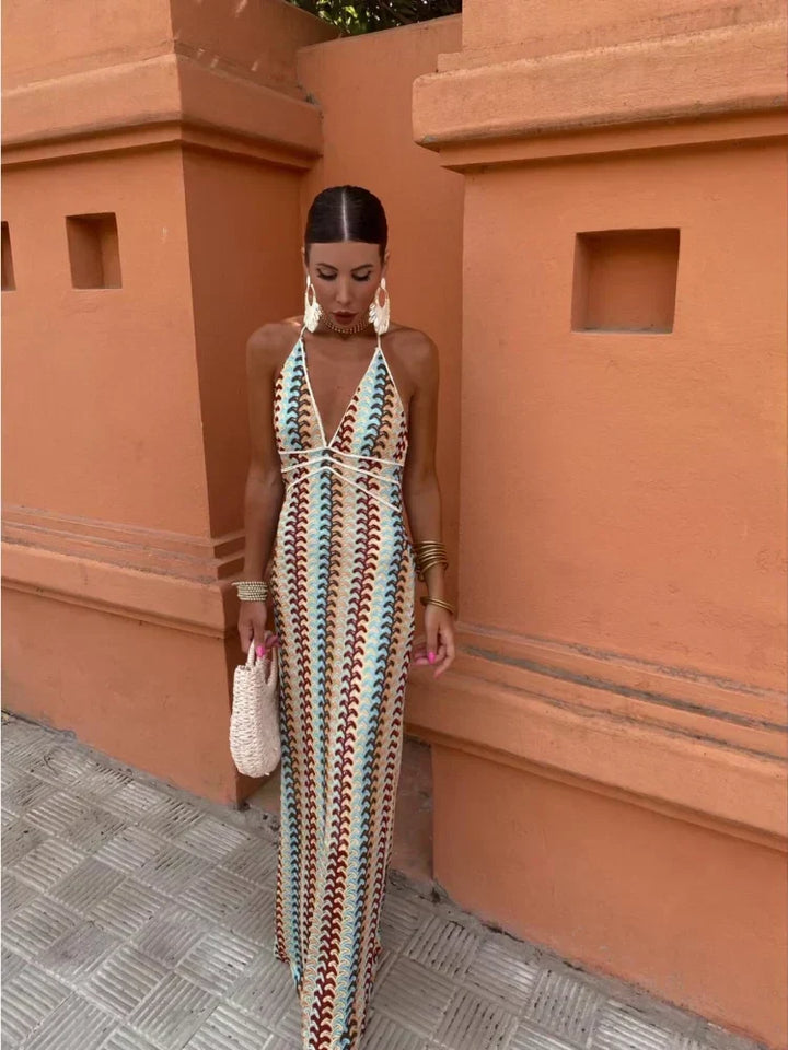 Dilara Backless Maxi Dress - Elena Harper