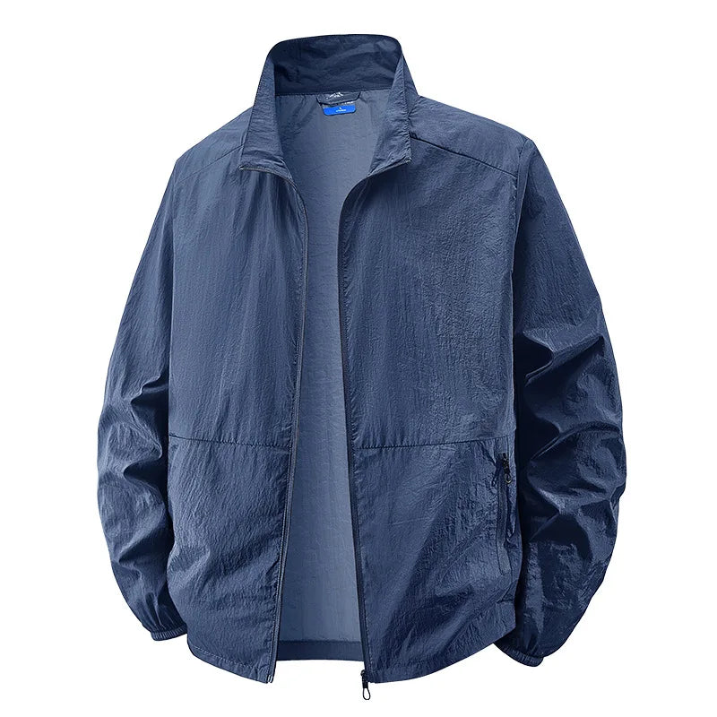 Lightweight Men's Multi-Pocket Jacket - Practical and Modern