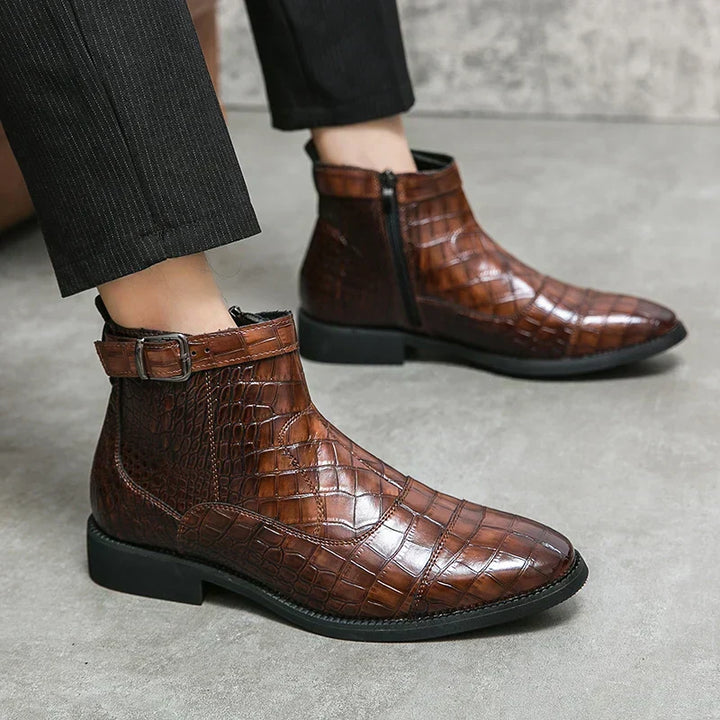 ELENA HARPER™  |  ANKLE BOOTS WITH BUCKLE
