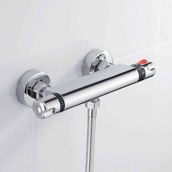 TempControl Chrome Thermostatic Shower Valve, view 2 - Elena Harper