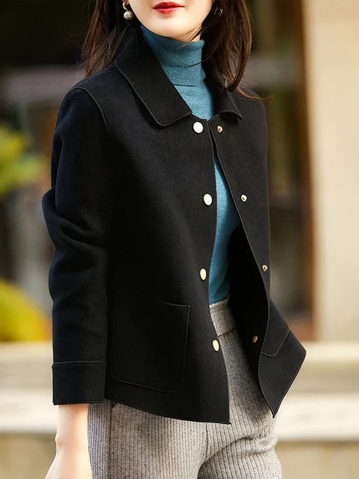 Aldobranda Elegant Wool Jacket, view 2 - Elena Harper