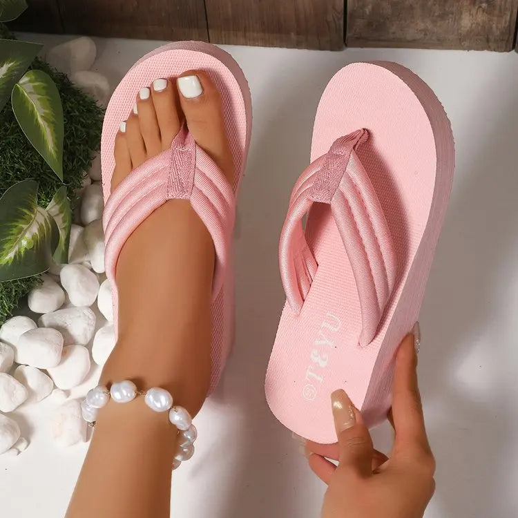 Klara Plush Platform Sandal, view 2 - Elena Harper