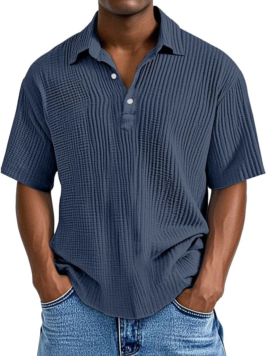 Retro Summer Shirt for Men - Elena Harper