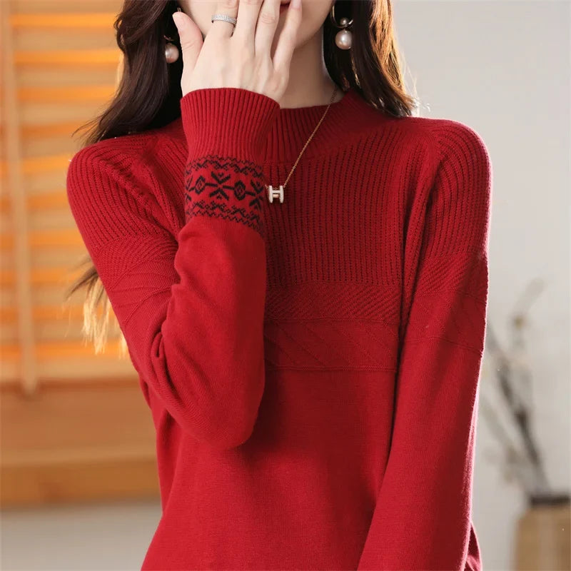 Kalliope Cocoon Knit Sweater, view 2 - Elena Harper