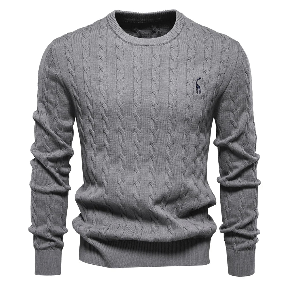 LAURENT MONACO | MEN'S CABLE KNIT SWEATER