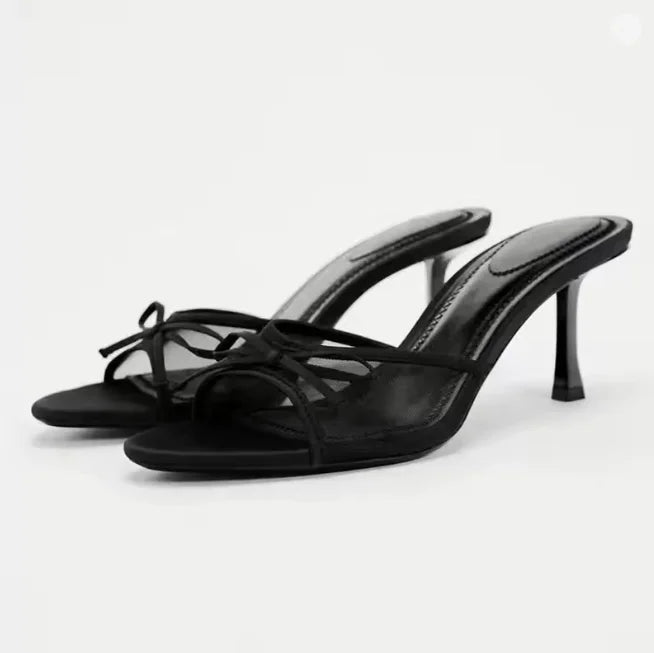 Ginepra Delicate Mule Sandals, view 6 - Elena Harper