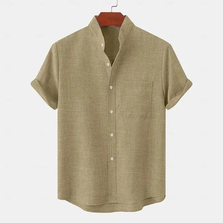 Lorion Casual Button-Down Shirt with Soft Texture, view 2 - Elena Harper