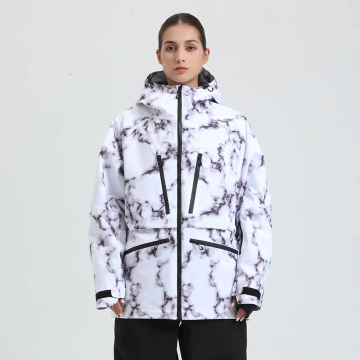 Unisex Winter Snowboard Jacket Breathable and Water-Repellent, view 10 - Elena Harper