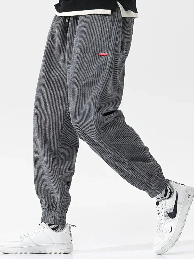 Wide and Comfortable Corduroy Pants for Men