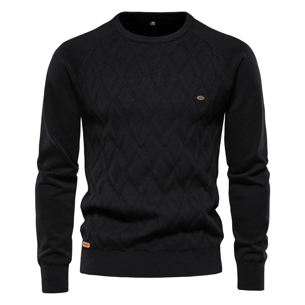 ELENA HARPER™  |  MEN'S CHECKED SWEATER