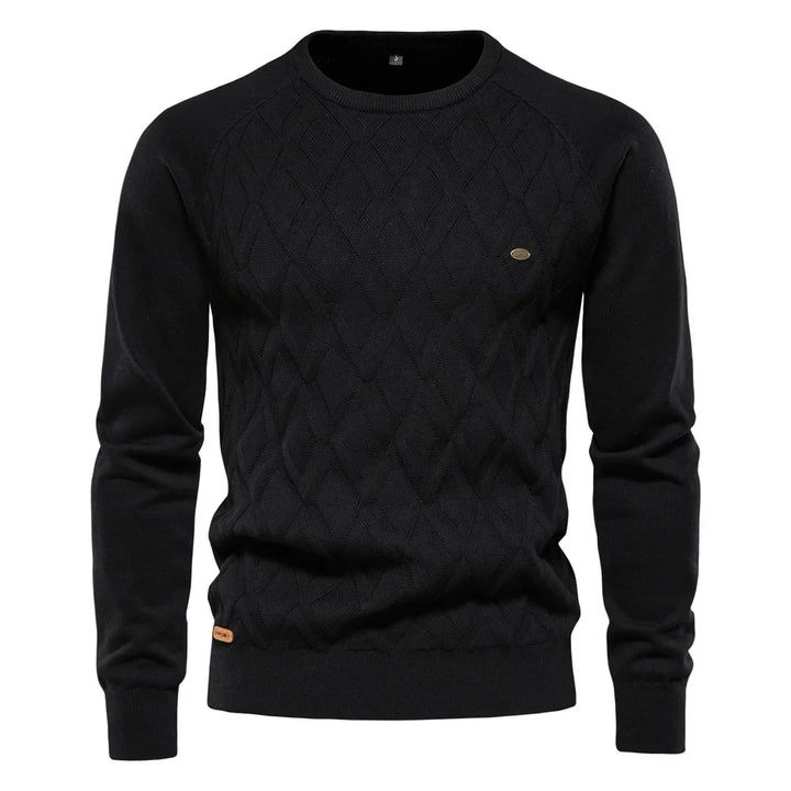 ELENA HARPER™  |  MEN'S CHECKED SWEATER