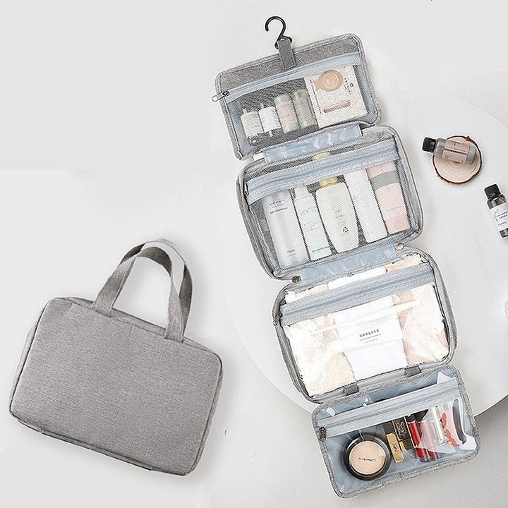 TravelTidy – Compact Cosmetics Organiser with 4 Compartments