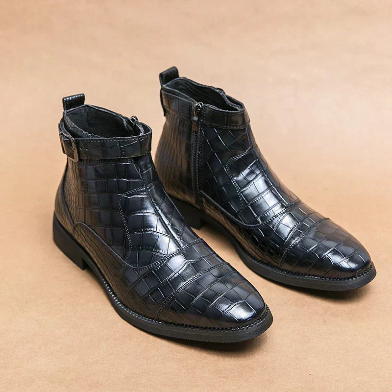 ELENA HARPER™  |  ANKLE BOOTS WITH BUCKLE