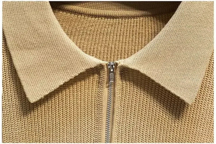 Antonios half zipper sweater, view 7 - Elena Harper