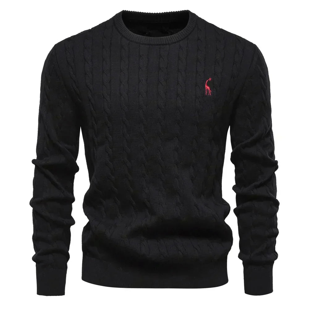 LAURENT MONACO | MEN'S CABLE KNIT SWEATER