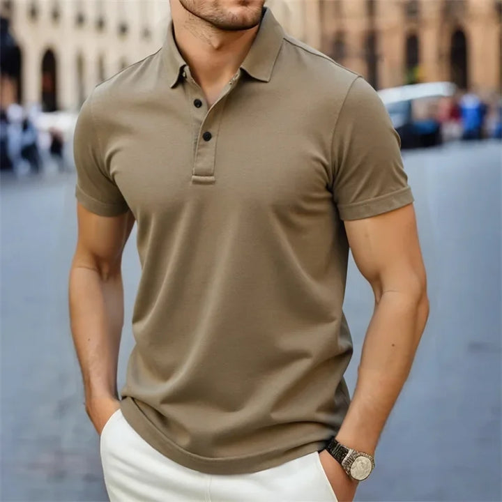 Alvise Smooth Cotton Polo - Elena Harper