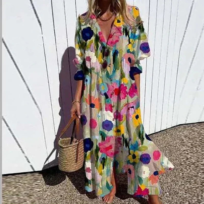 Odessa Elegant Bohemian Dress - Elena Harper
