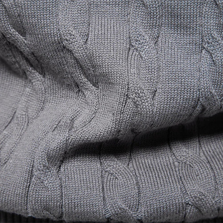 LAURENT MONACO | MEN'S CABLE KNIT SWEATER