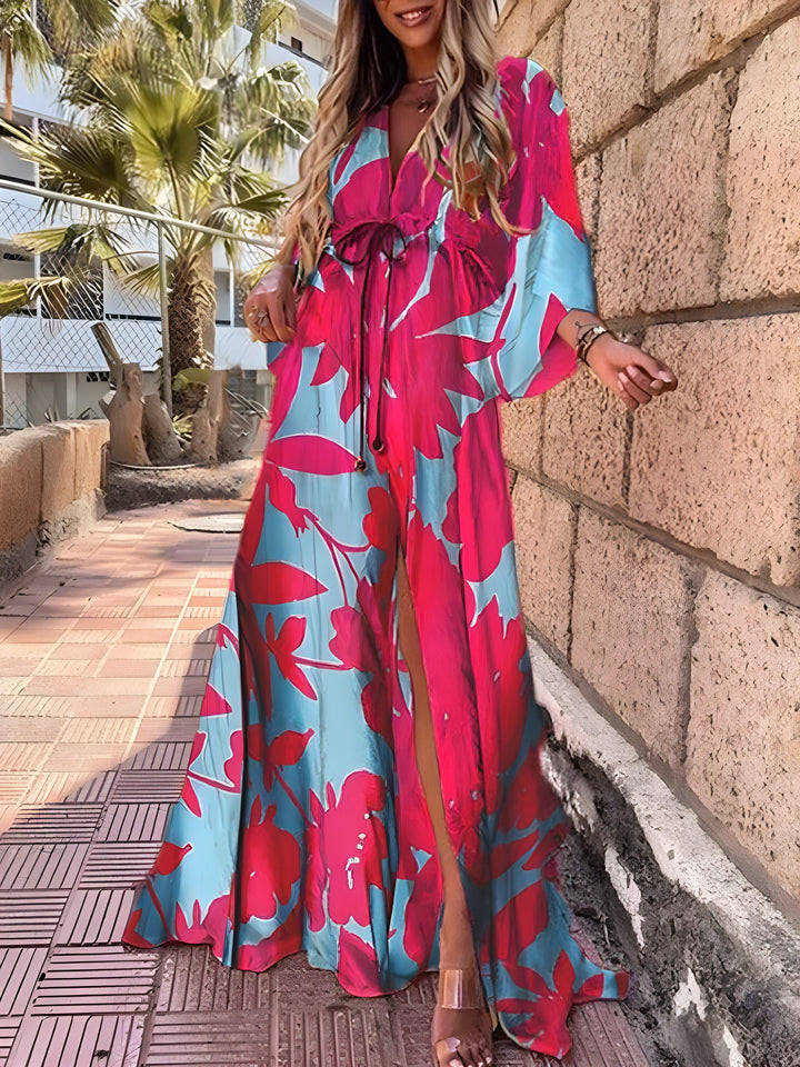Amaranta Elegant Long Dress, view 6 - Elena Harper