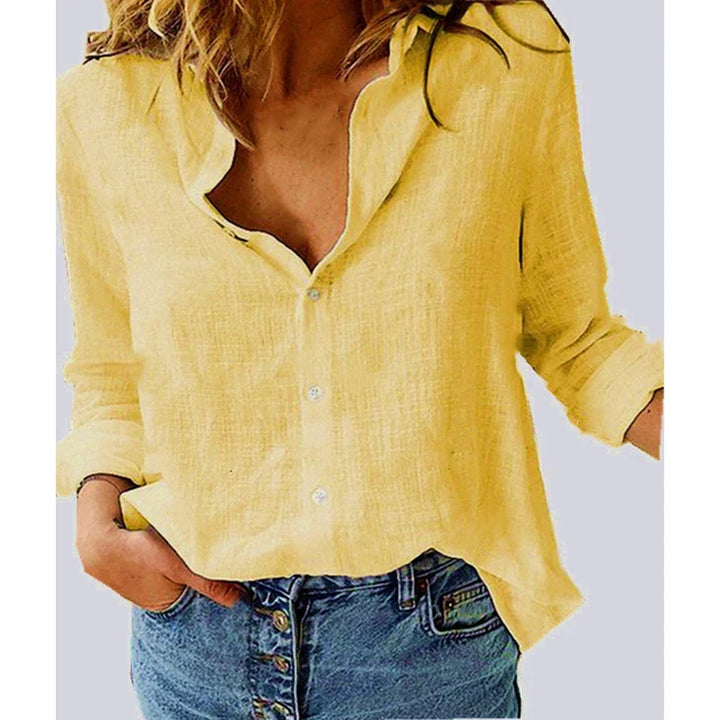 Gabriela Soft Draped Blouse, view 5 - Elena Harper