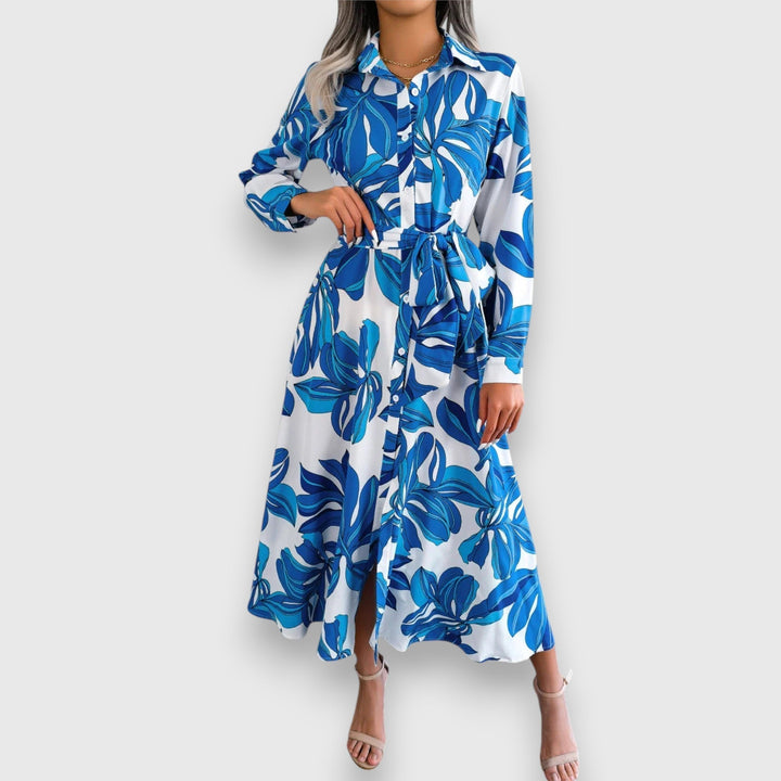 Elora Flowing Shirt Dress - Elena Harper