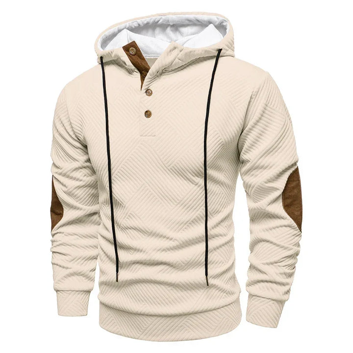 Bradley | Stylish Hooded Button Sweater