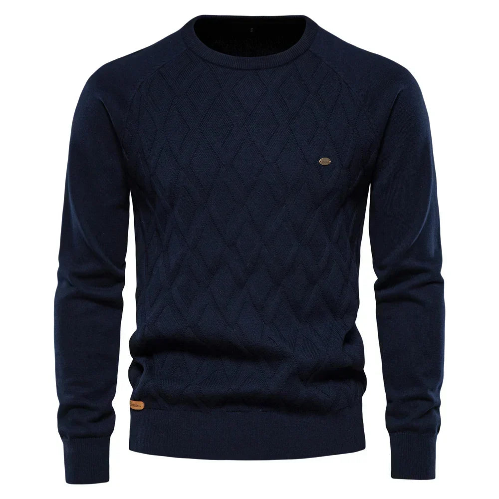 ELENA HARPER™  |  MEN'S CHECKED SWEATER