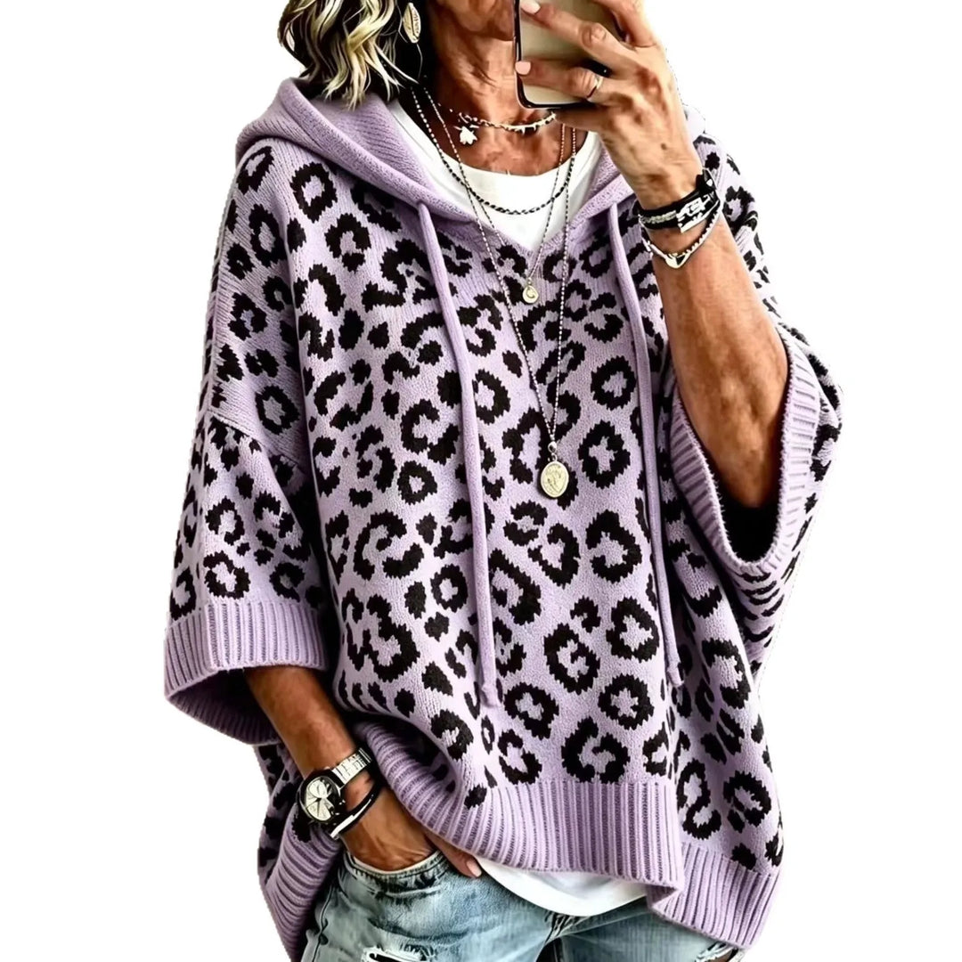 Milena Cozy Knit Sweater, view 2 - Elena Harper