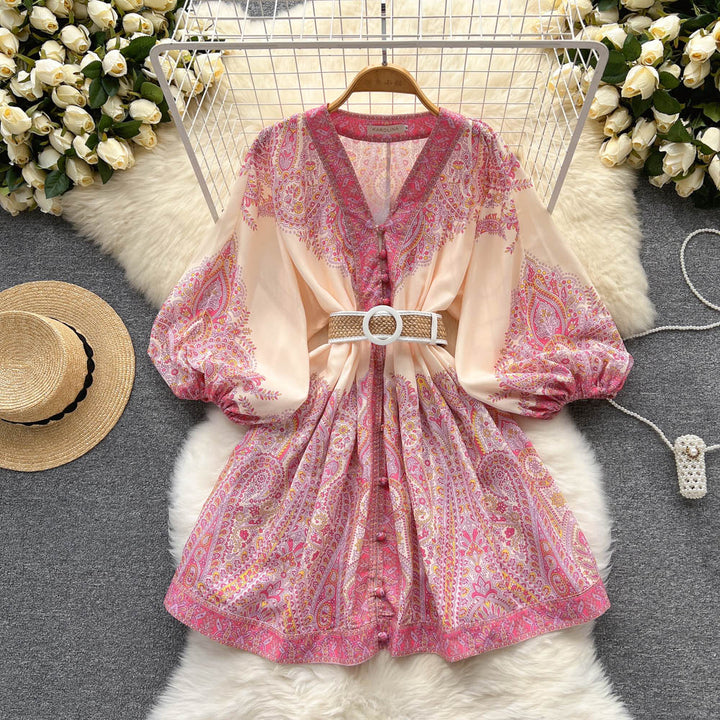 Yardana - Chic Bohemian Mini Dress