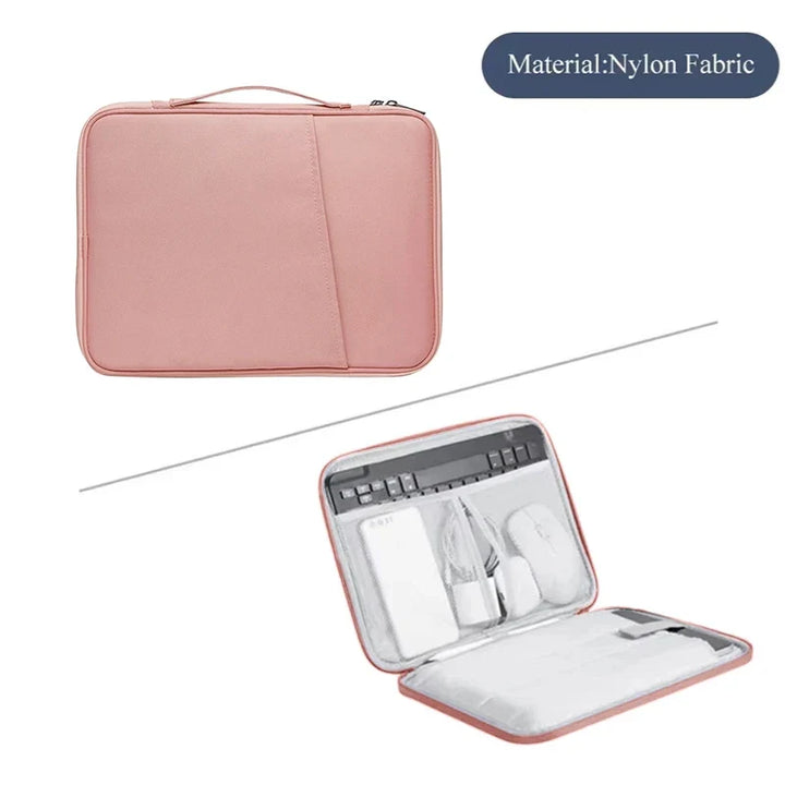Tablet case for 11 to 13 inches with handle and storage