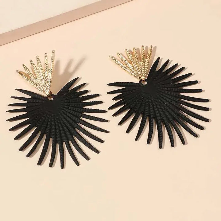Extravagant Black Earrings!, view 5 - Elena Harper