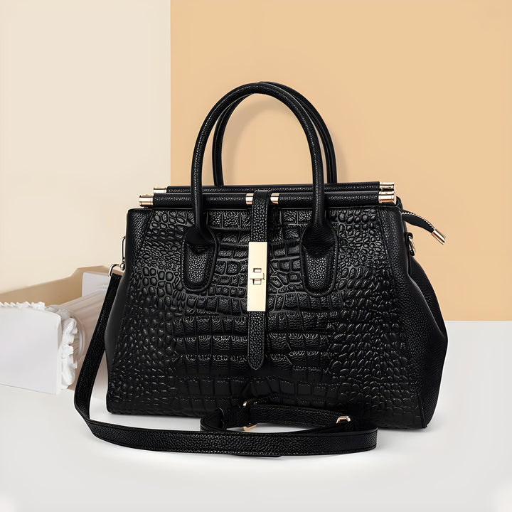 Women's Stylish Handbag with Elegant Embossed Design