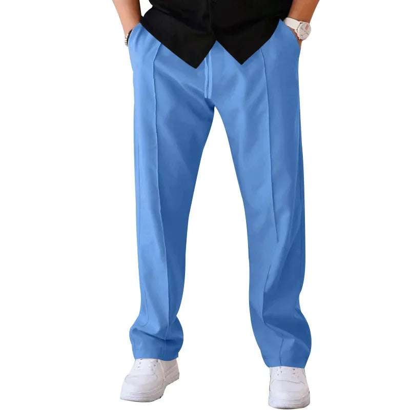 HARRINGTON OXFORD | LOOSE-FIT STRAIGHT LEG TROUSERS FOR MEN