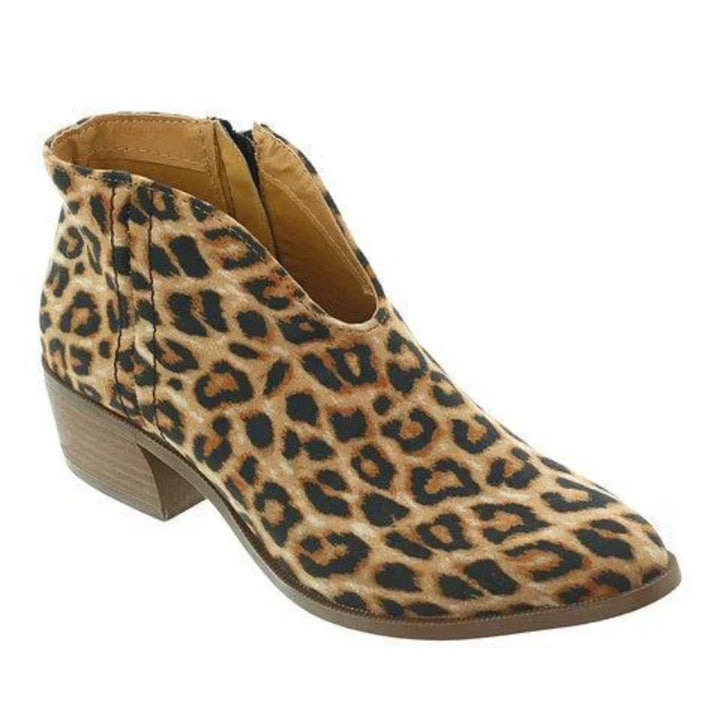 Clara Cut Out Ankle Boots with Breathable Panels for Women - Elena Harper