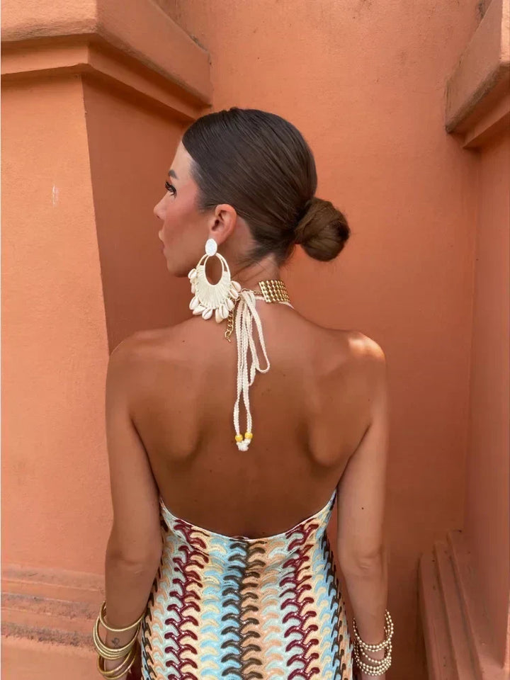 Dilara Backless Maxi Dress - Elena Harper