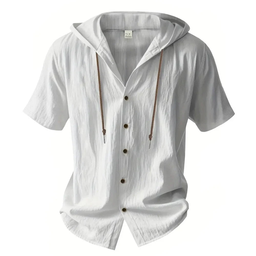ELENA HARPER™  |  SUMMER HOODED SHIRT FOR MEN
