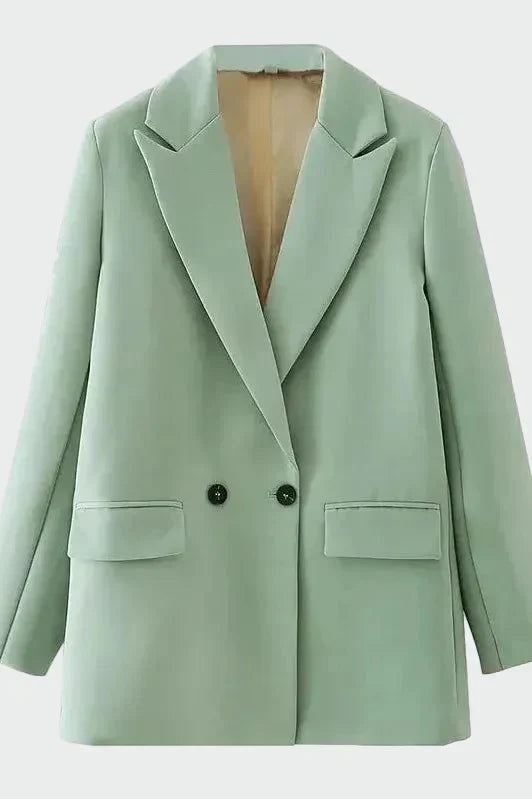 Helia Oversized Jacket with Modern Line - Elena Harper