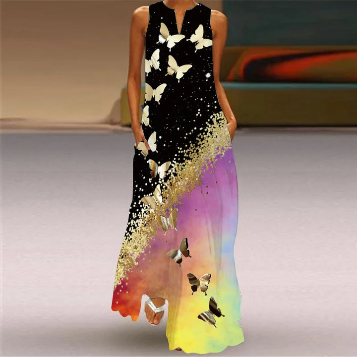 MONICA – BLOOM IN SILENCE MAXI DRESS