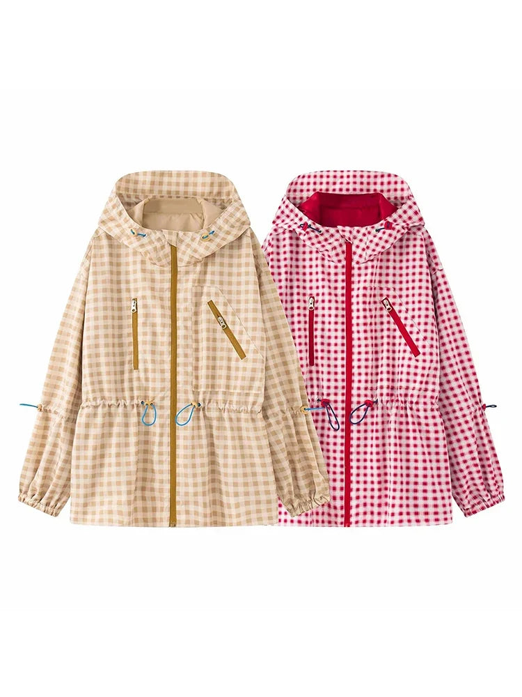Giuseppina Soft Plaid Jacket, view 2 - Elena Harper