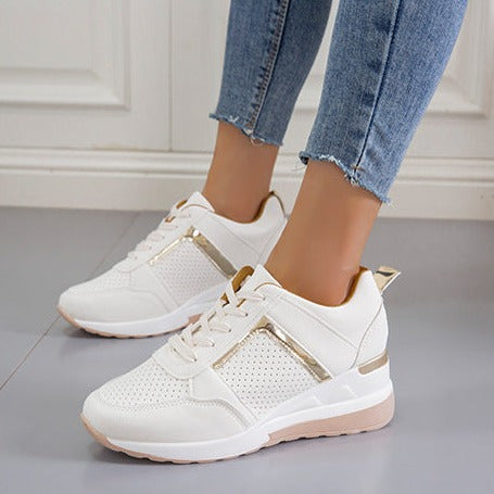 Barbara - Elegant blue women's sneakers with lightweight comfort for everyday wear