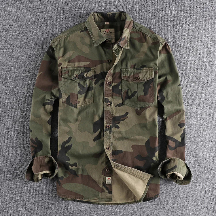 Men's Button-Up Shirt - Casual and Versatile
