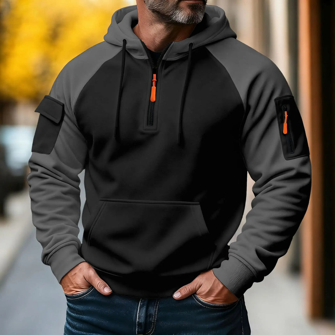 Hank Durable Zip-Up Sweater, view 8 - Elena Harper